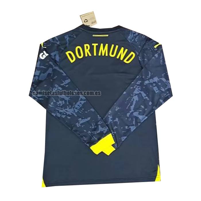 Camiseta Borussia Dortmund Segunda Manga Larga 2023 2024